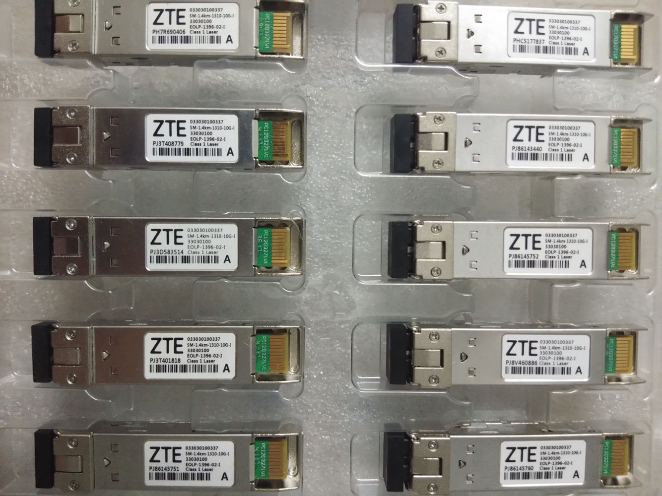 推荐光模块全新中兴万兆光模块10g1.4km,全国包邮并回收