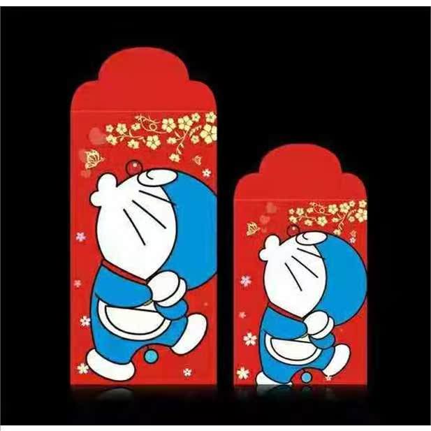 多啦a梦红包2020年鼠年红包卡通定制长款春节立体婚礼加厚通用封