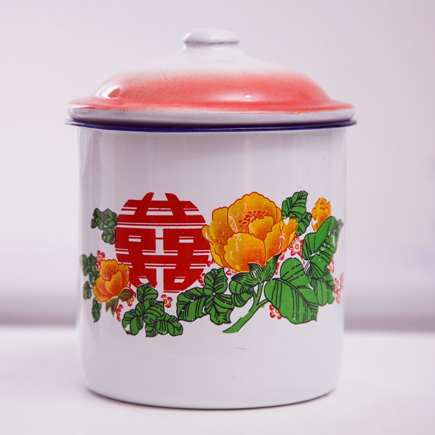 老式喝水大茶缸子油带盖美观餐厅茶杯用品泡面碗泡面杯向往的生活