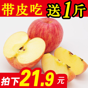烟台苹果山东特产栖霞红富士农家新鲜水果脆甜批发5斤整箱包邮红富士
