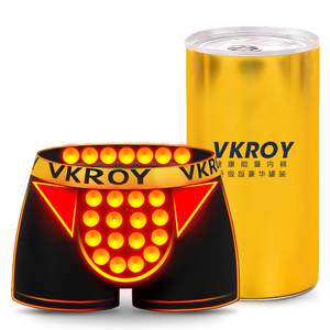 4条装vkroy英国卫裤官方正品第十三代男士内裤男平角裤莫代尔青年英国卫裤