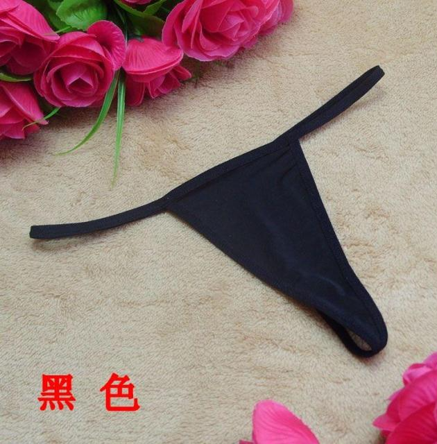 甩~性感简约女士内裤丁字裤t裤性感内衣细带超小短裤小内裤