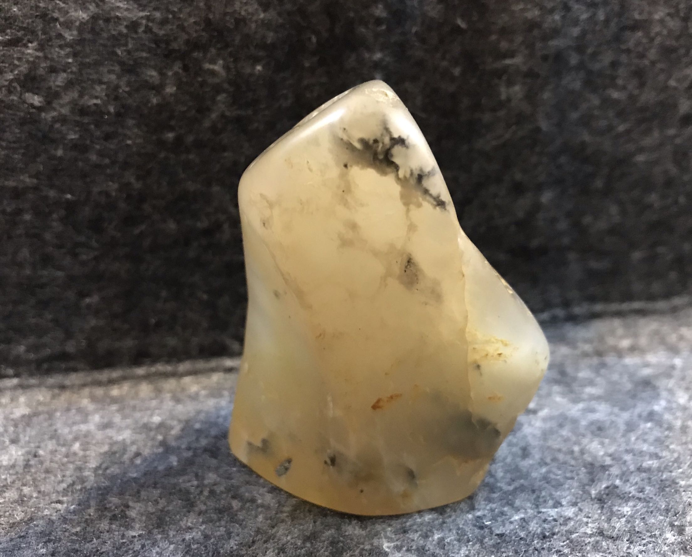 寿山牛角冻石结晶原石料 老料寿山坑头冻石 荔枝冻石篆刻印章石