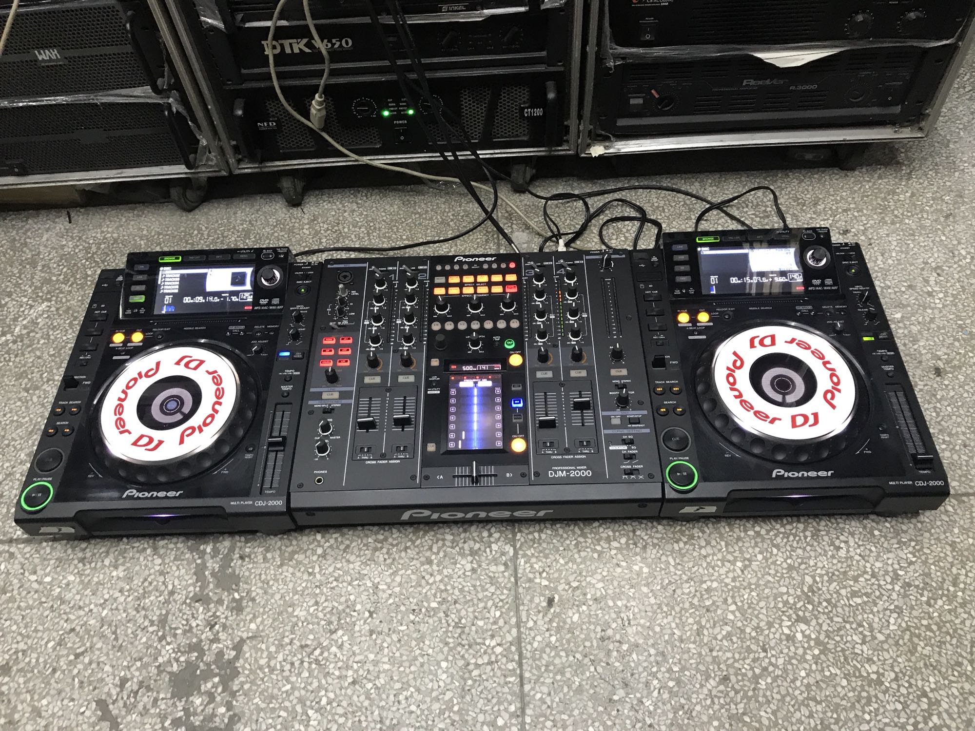 二手先锋cdj2000 先锋djm2000混音台 先锋2000一代套装