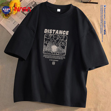 Короткорукавная футболка NASA, большой хлопок