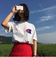 HAMPION世洋冠-ic Logo 经典草写 连帽帽衫卫