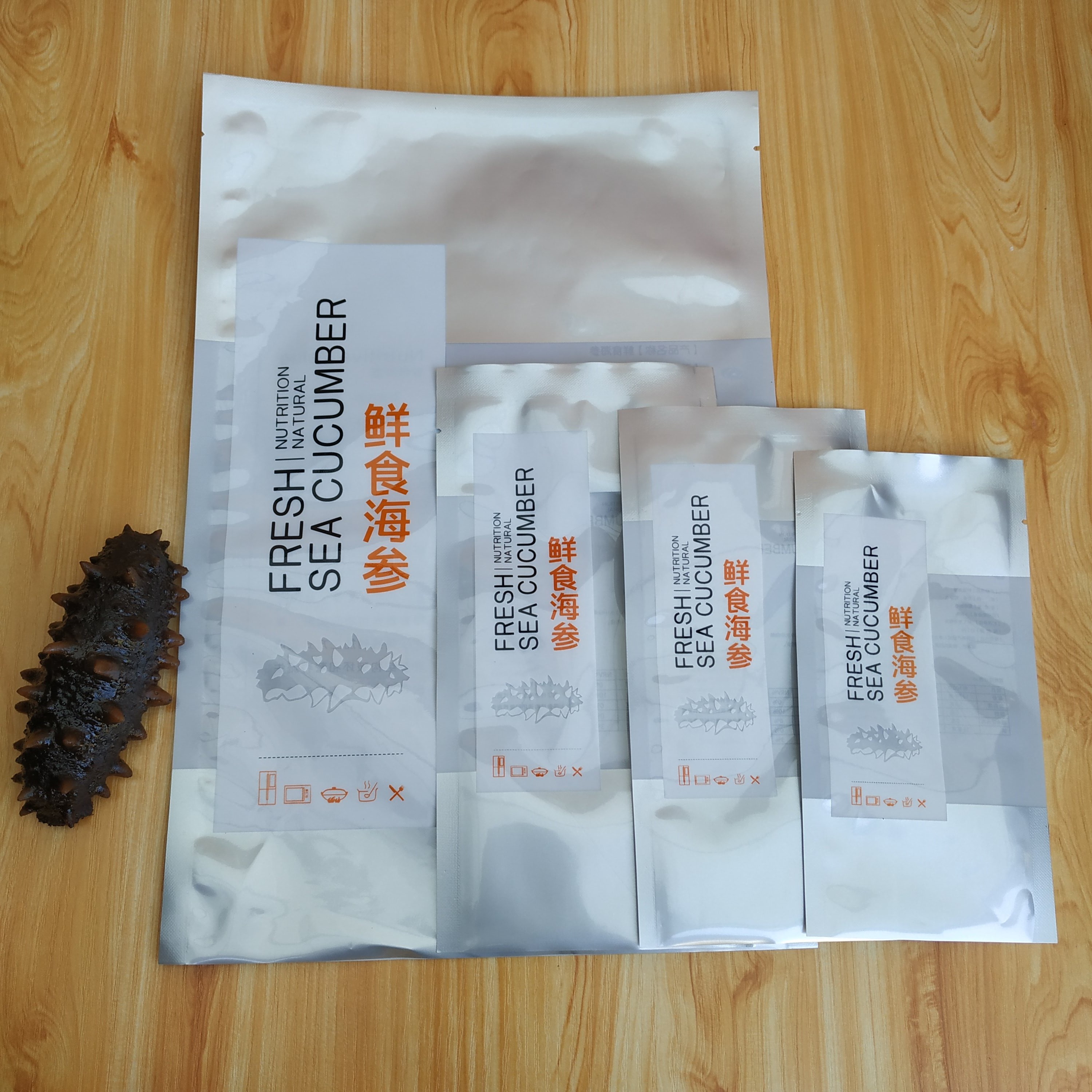 新款鲜食海参包装真空袋子 高档即食海参真空袋子批发 海参包装袋
