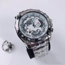 卡西欧手表运动休闲限量版防水夜光男士机械表型钢带EF550