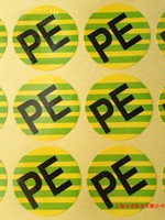 接地不干胶-不干胶A B C 相序标签贴纸 配电箱