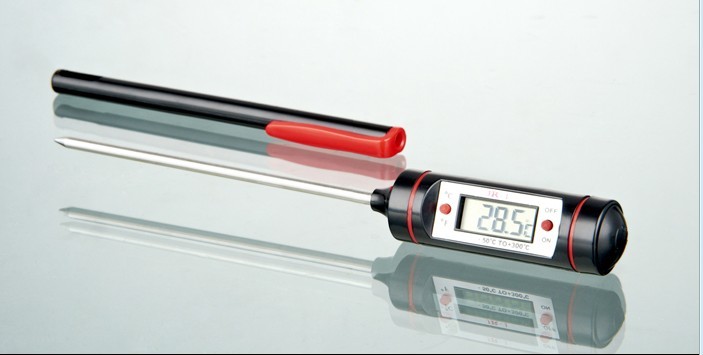 高温电子温度计,电子温度计带探头,电子温度计