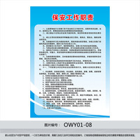 物业公司规范化管理全案-员职责 墙贴画OWY0