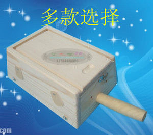 诗情艾意实木6柱六针六孔6槽6眼木制温灸盒艾灸盒木质灸腰腹背部艾灸盒