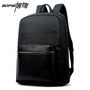 博牌双肩包男时尚休闲电脑选什么牌子好 同款