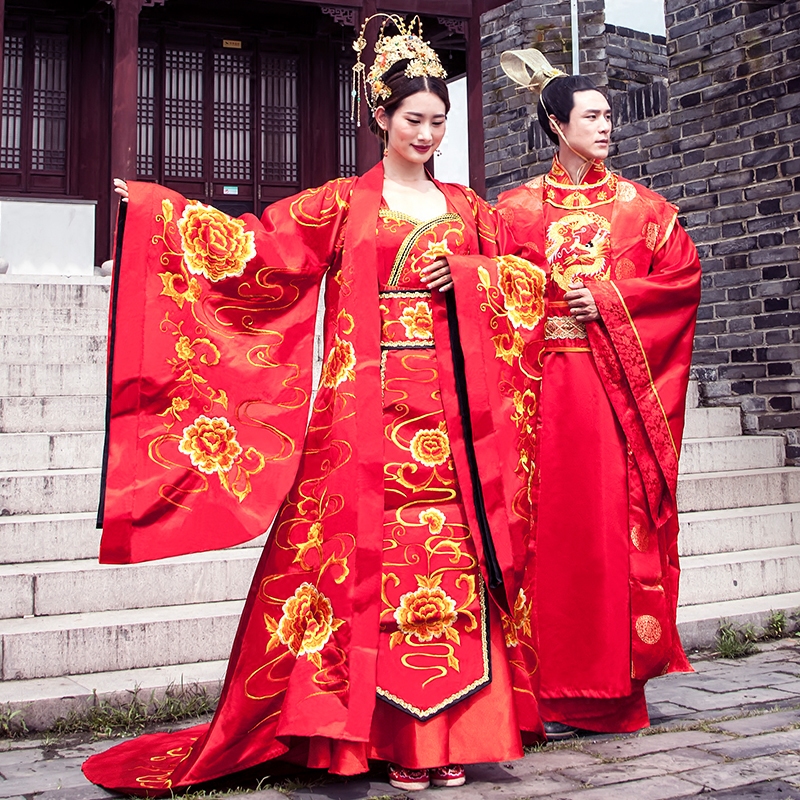 古装嫁衣汉服教学|古装嫁衣汉服品牌|古装嫁衣