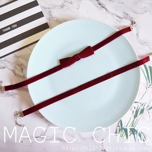 韩国酒红色chocker选什么牌子好 同款好推荐