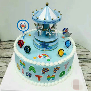 旋转木马音乐盒蛋糕摆选什么牌子好 同款好推